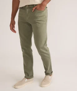 5 Pocket Athletic Fit Twill Pant