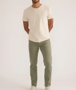 5 Pocket Athletic Fit Twill Pant