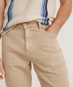 5 Pocket Athletic Fit Twill Pant