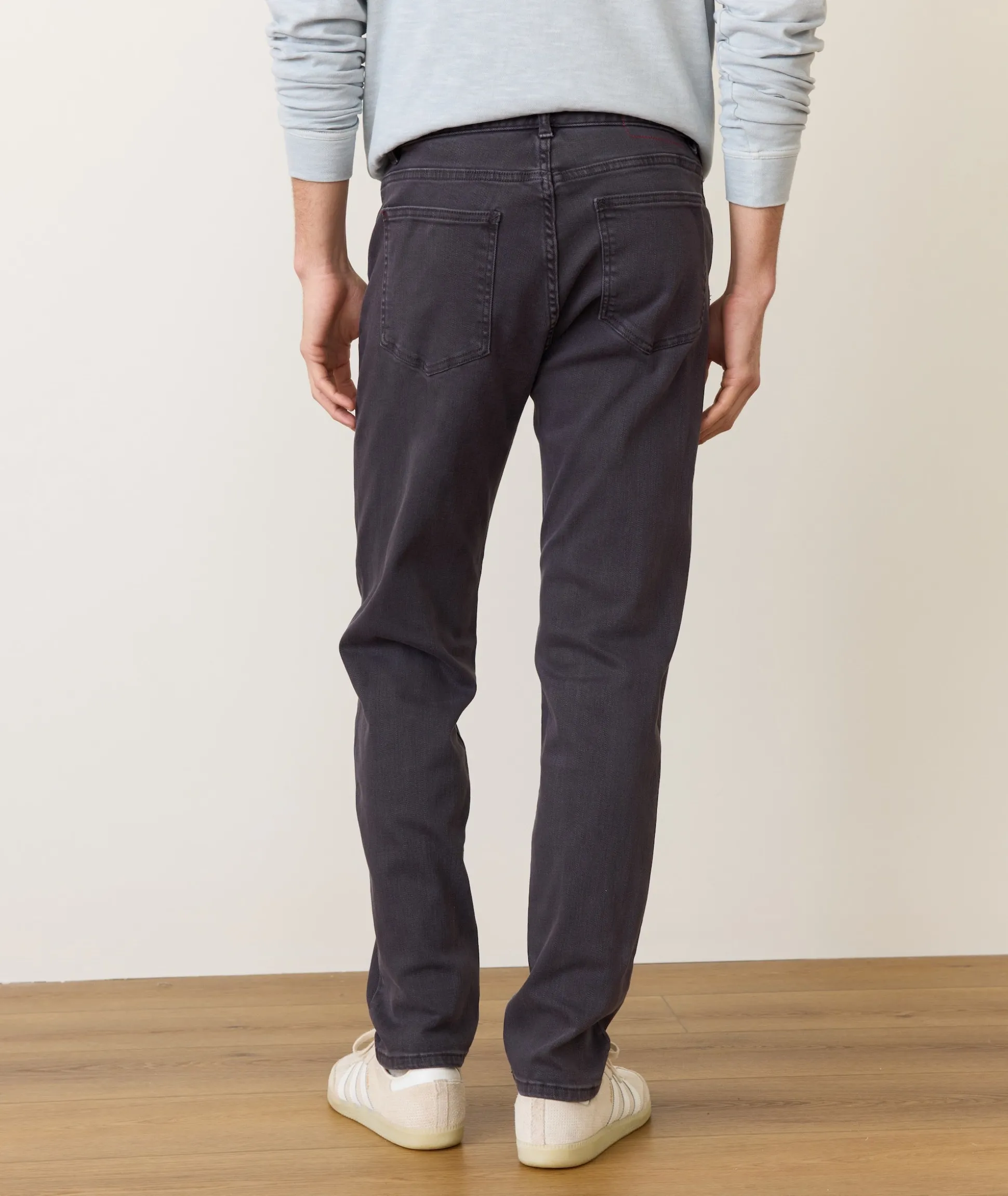 5 Pocket Slim Straight Twill Pant