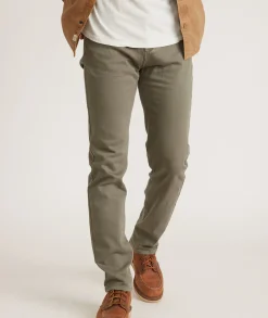 5 Pocket Slim Straight Twill Pant