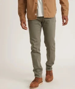 5 Pocket Slim Straight Twill Pant