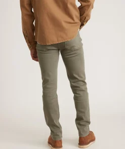 5 Pocket Slim Straight Twill Pant