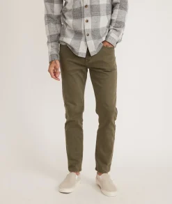 5 Pocket Slim Straight Twill Pant
