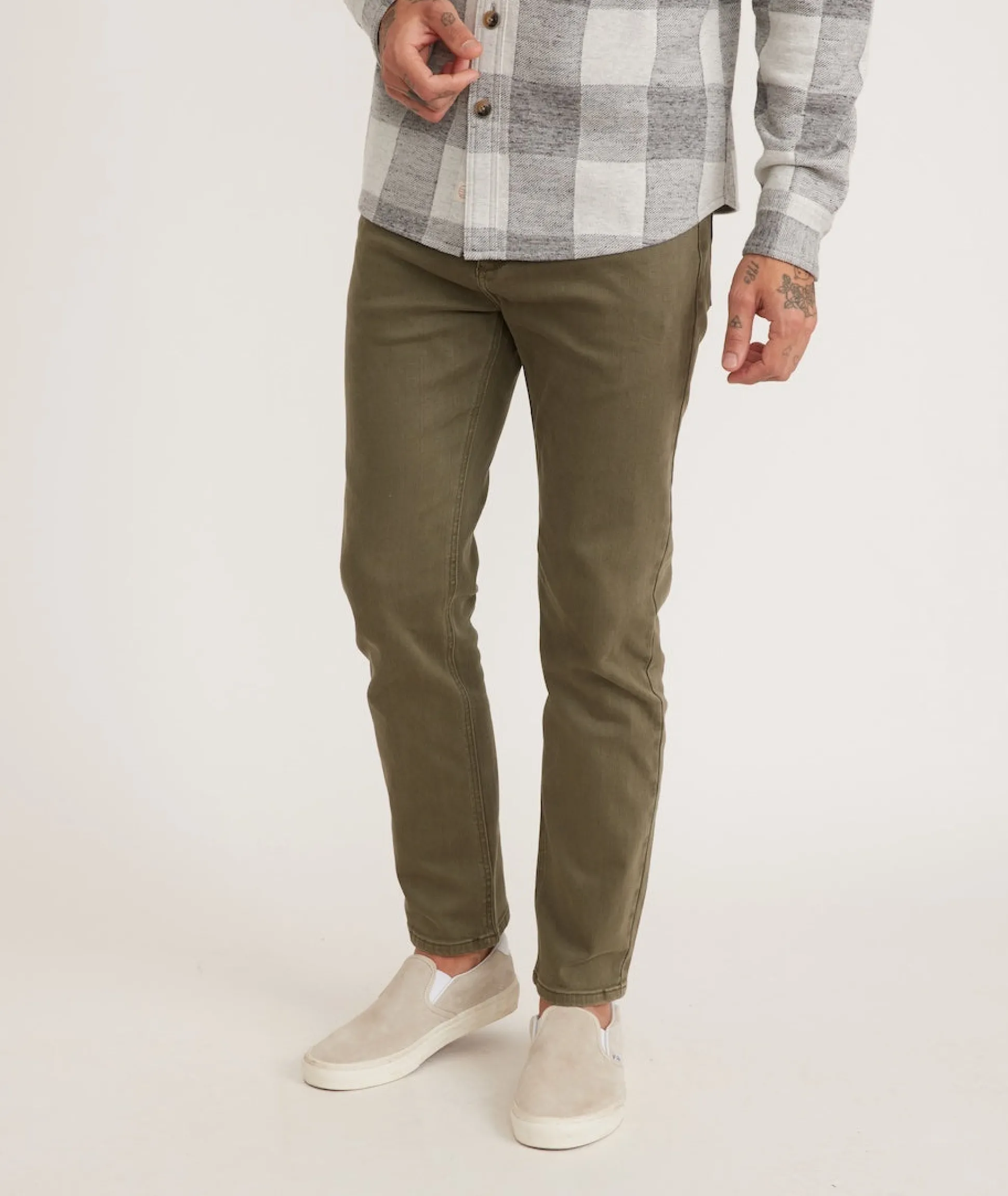 5 Pocket Slim Straight Twill Pant