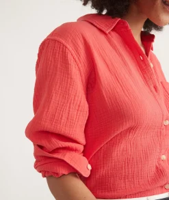 Abbey Double Cloth Button Down