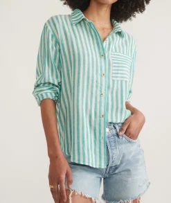 Abbey Linen Button Down