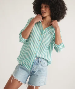 Abbey Linen Button Down
