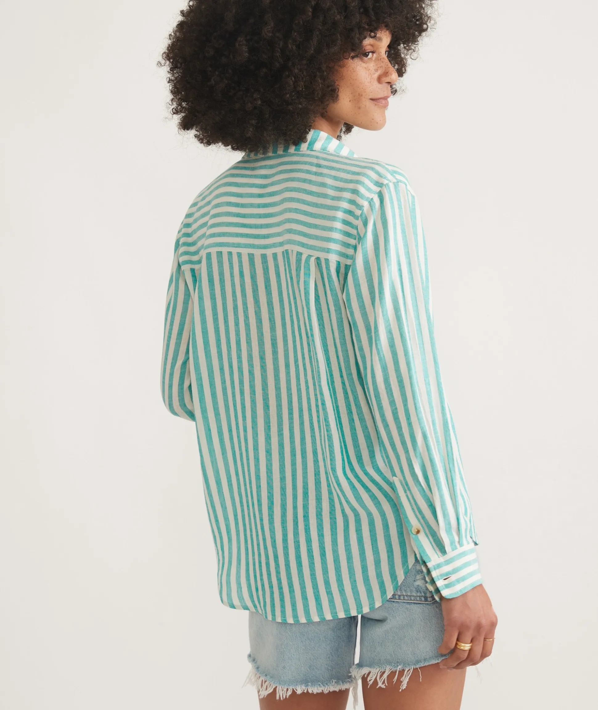 Abbey Linen Button Down