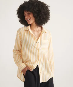 Abbey Linen Button Down