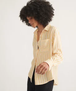 Abbey Linen Button Down