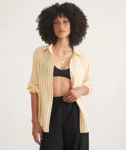 Abbey Linen Button Down