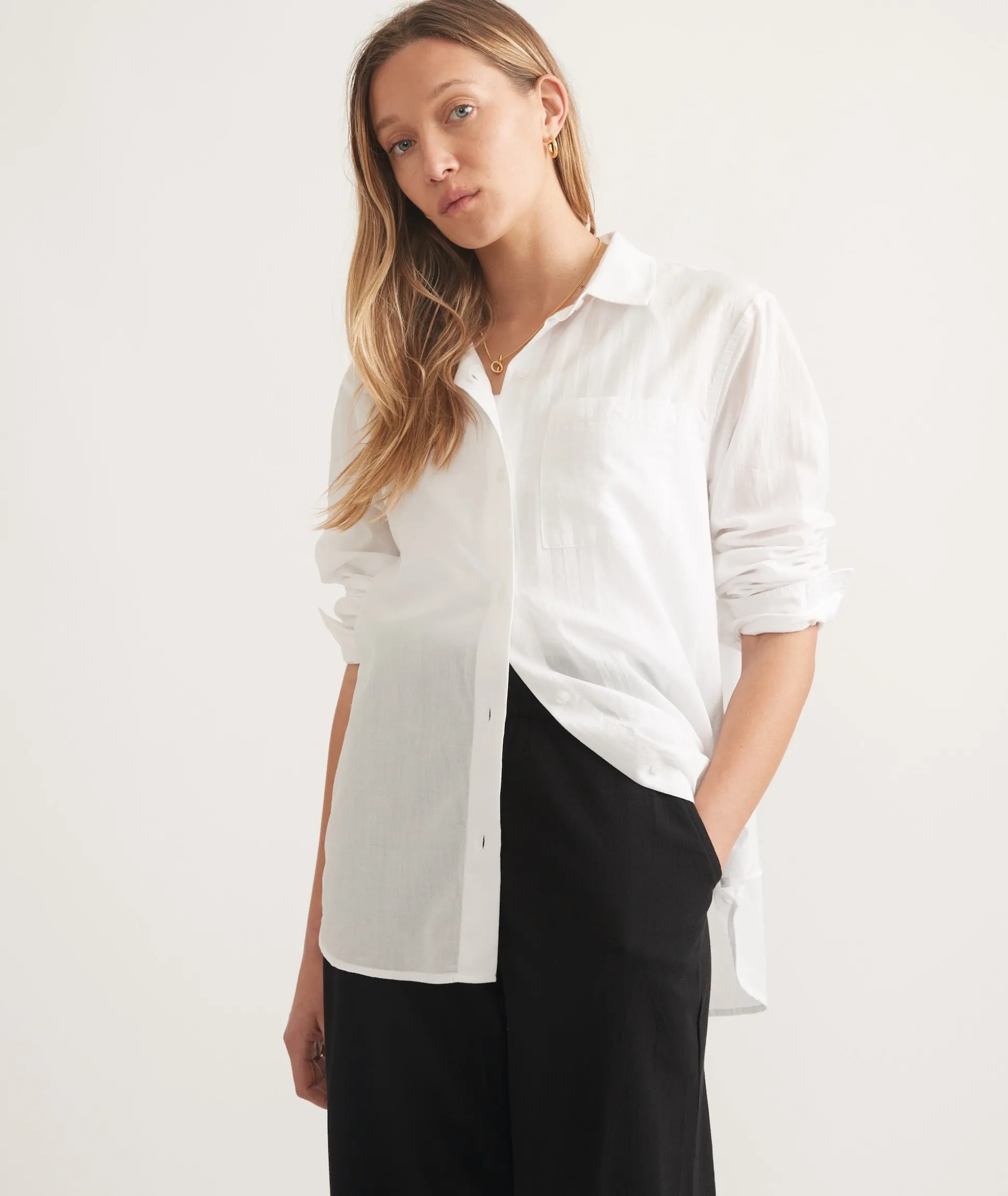 Abbey Relaxed Button Down