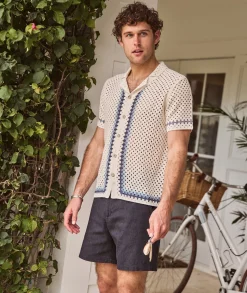 Ace Crochet Resort Shirt