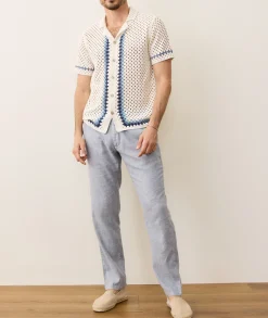 Ace Crochet Resort Shirt
