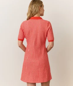 Alice Textured Polo Dress