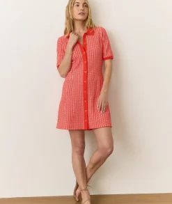 Alice Textured Polo Dress