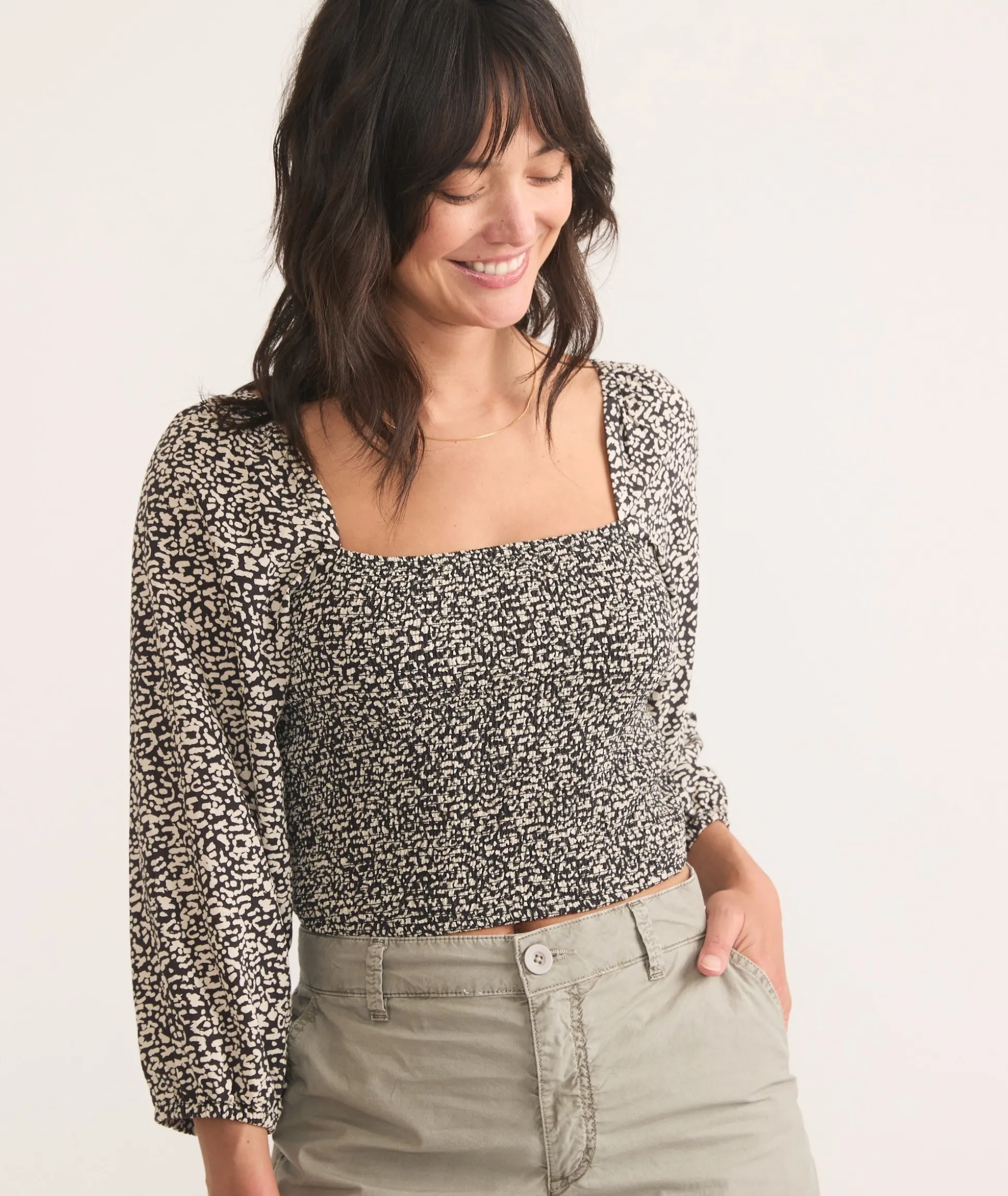 Analisa Smocked Top