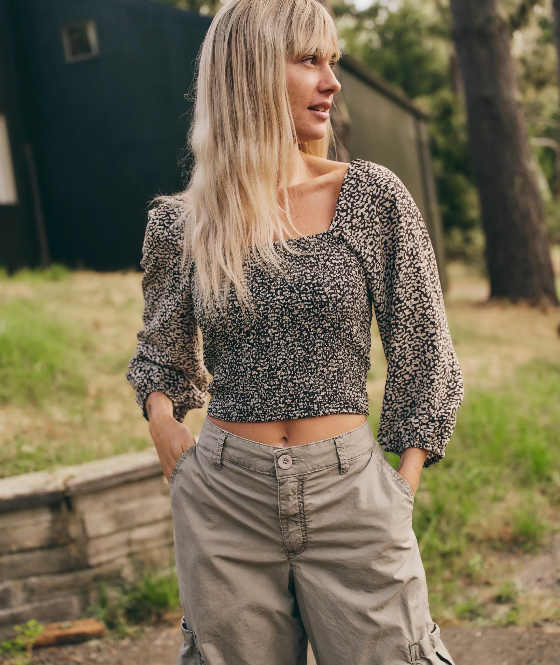 Analisa Smocked Top