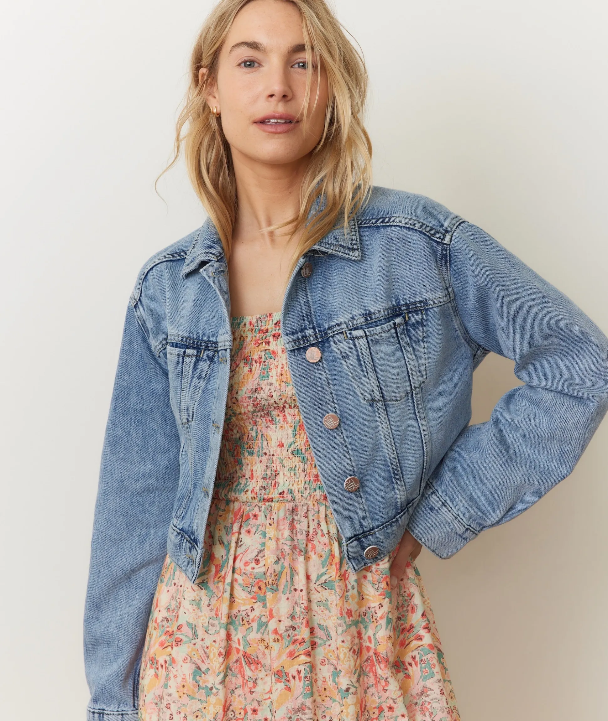 Ash Crop Denim Jacket