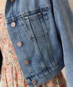 Ash Crop Denim Jacket