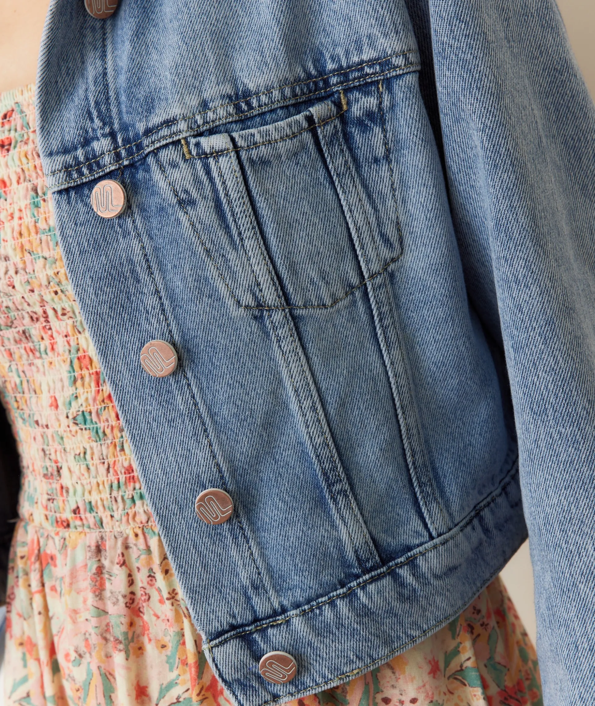 Ash Crop Denim Jacket