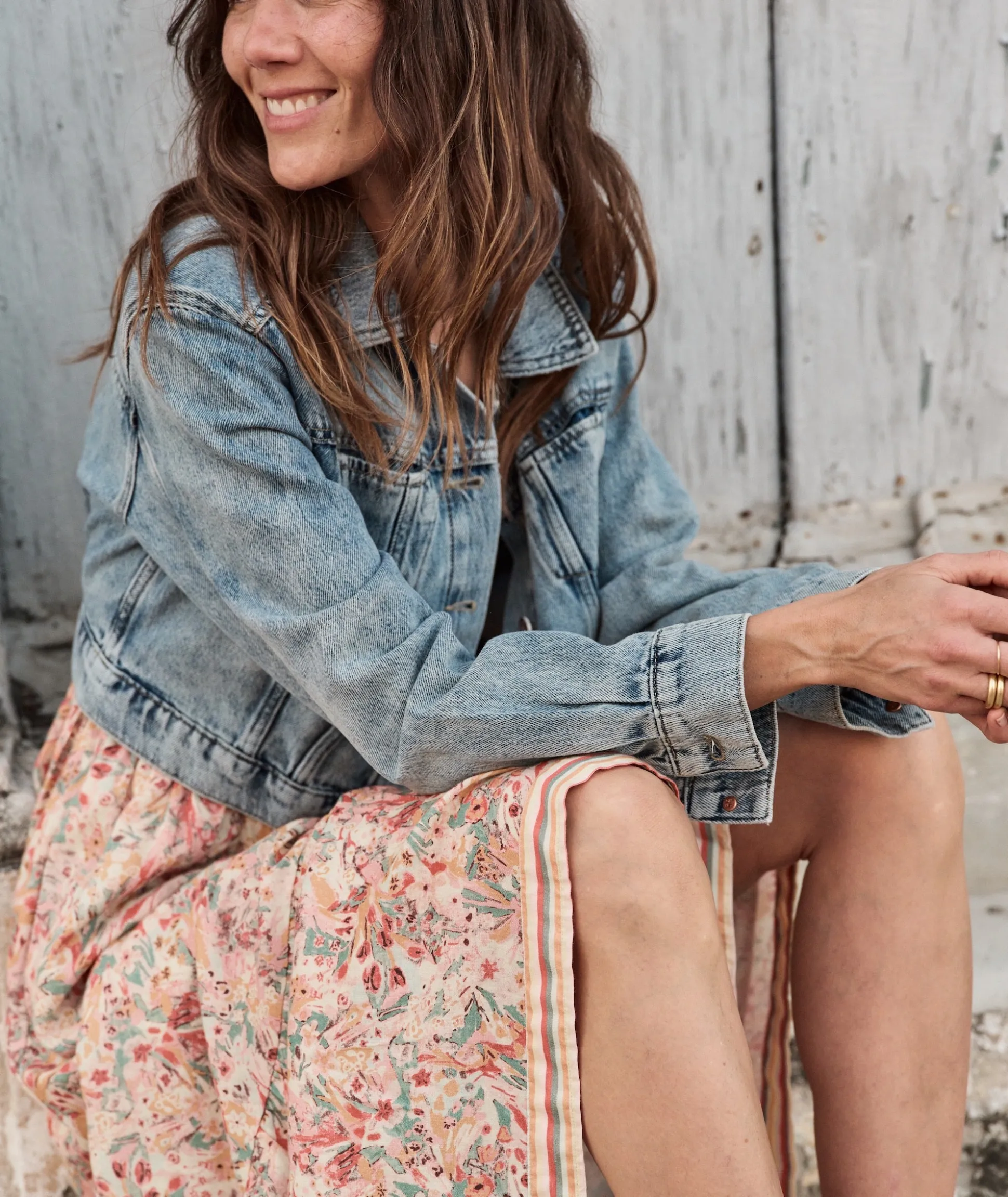 Ash Crop Denim Jacket