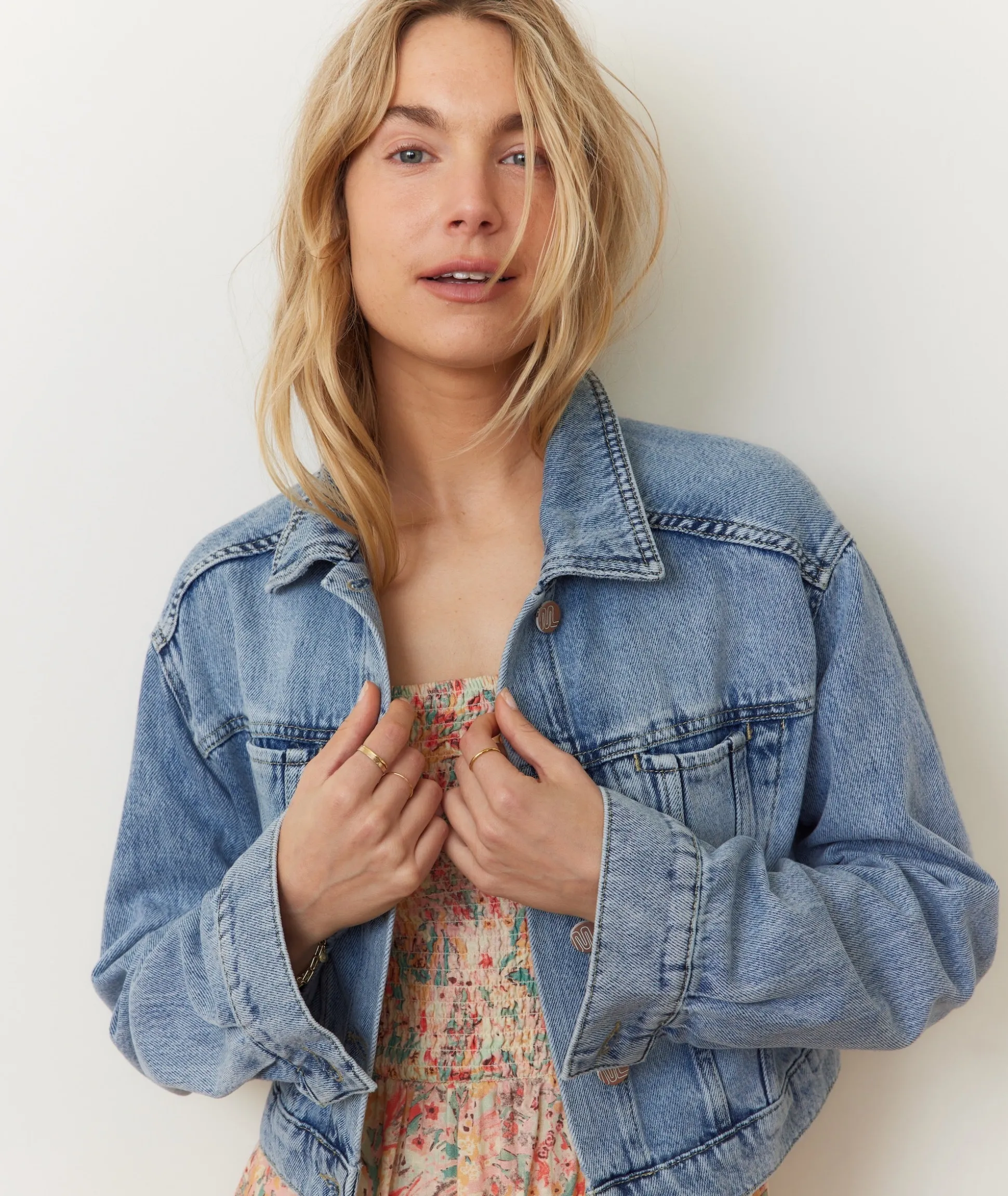 Ash Crop Denim Jacket