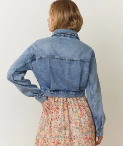 Ash Crop Denim Jacket