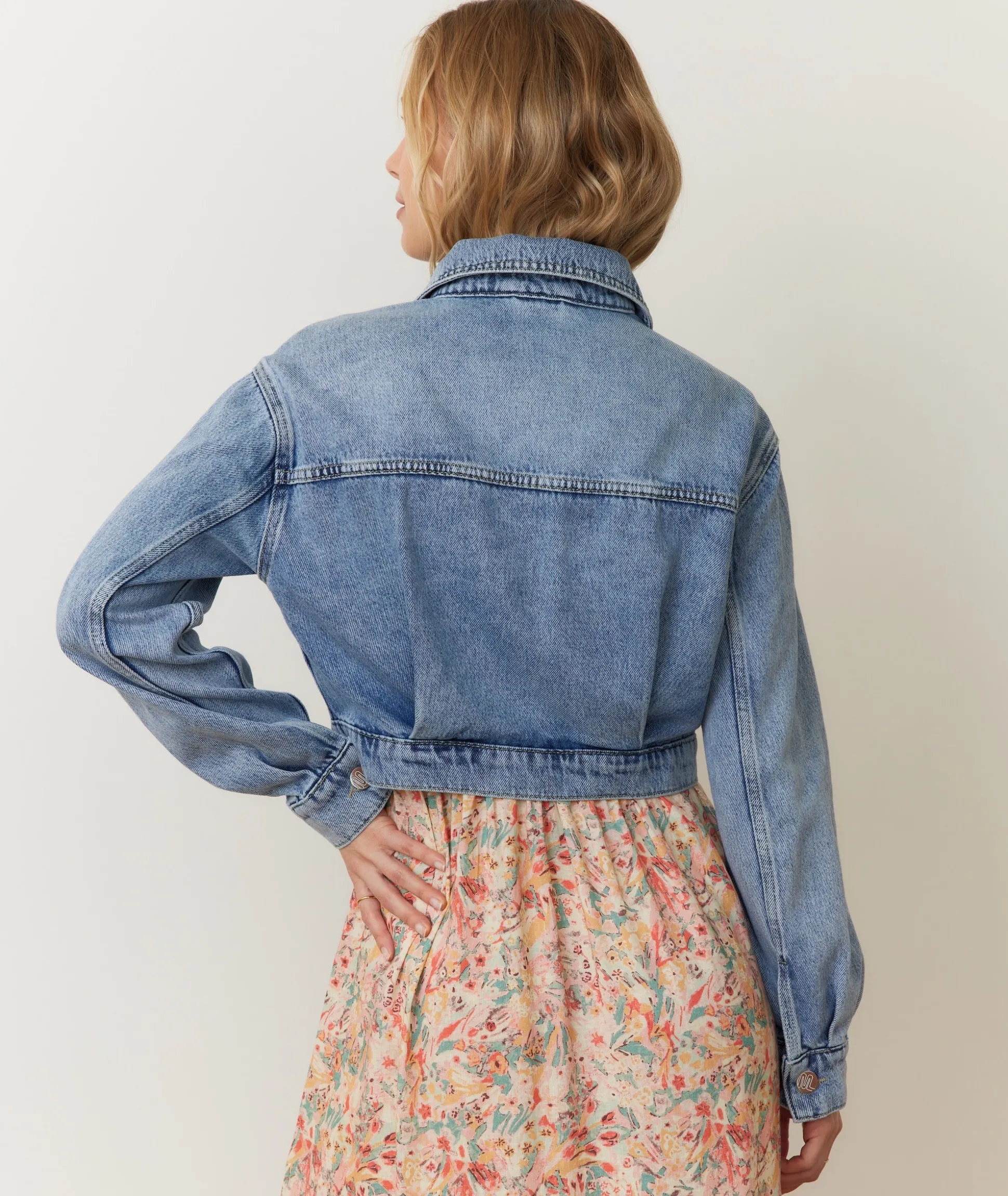Ash Crop Denim Jacket