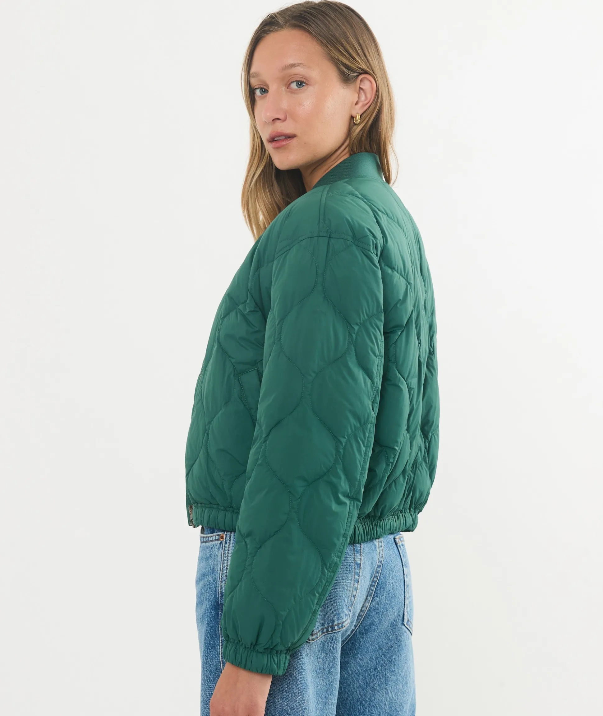 Avalon Lightweight Quilted Bomber