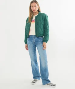 Avalon Lightweight Quilted Bomber