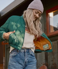 Avalon Lightweight Quilted Bomber