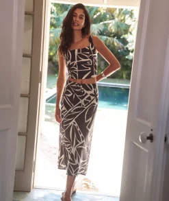 Avery Hemp Midi Skirt