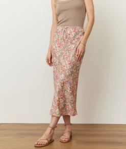 Avery Hemp Midi Skirt