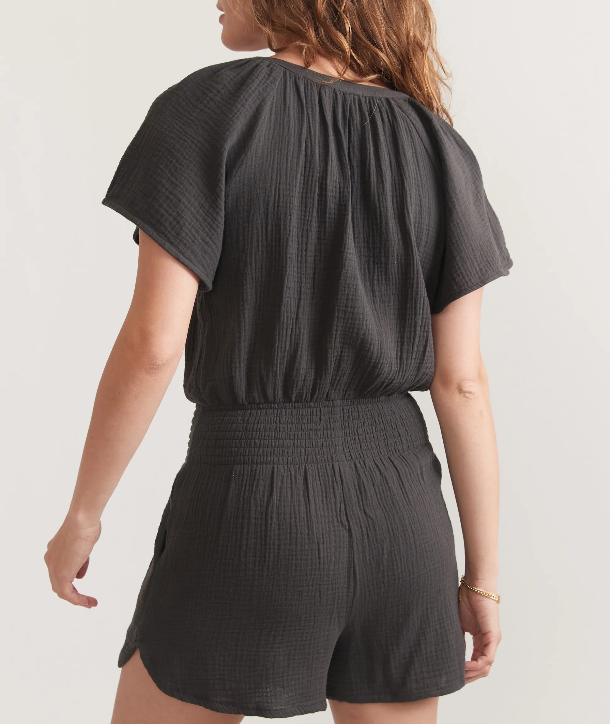 Bella Double Cloth Romper