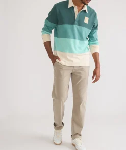Brushed Jersey Rugby Polo