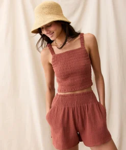 Cali Double Cloth Short