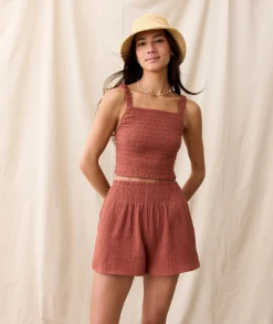 Cali Double Cloth Short