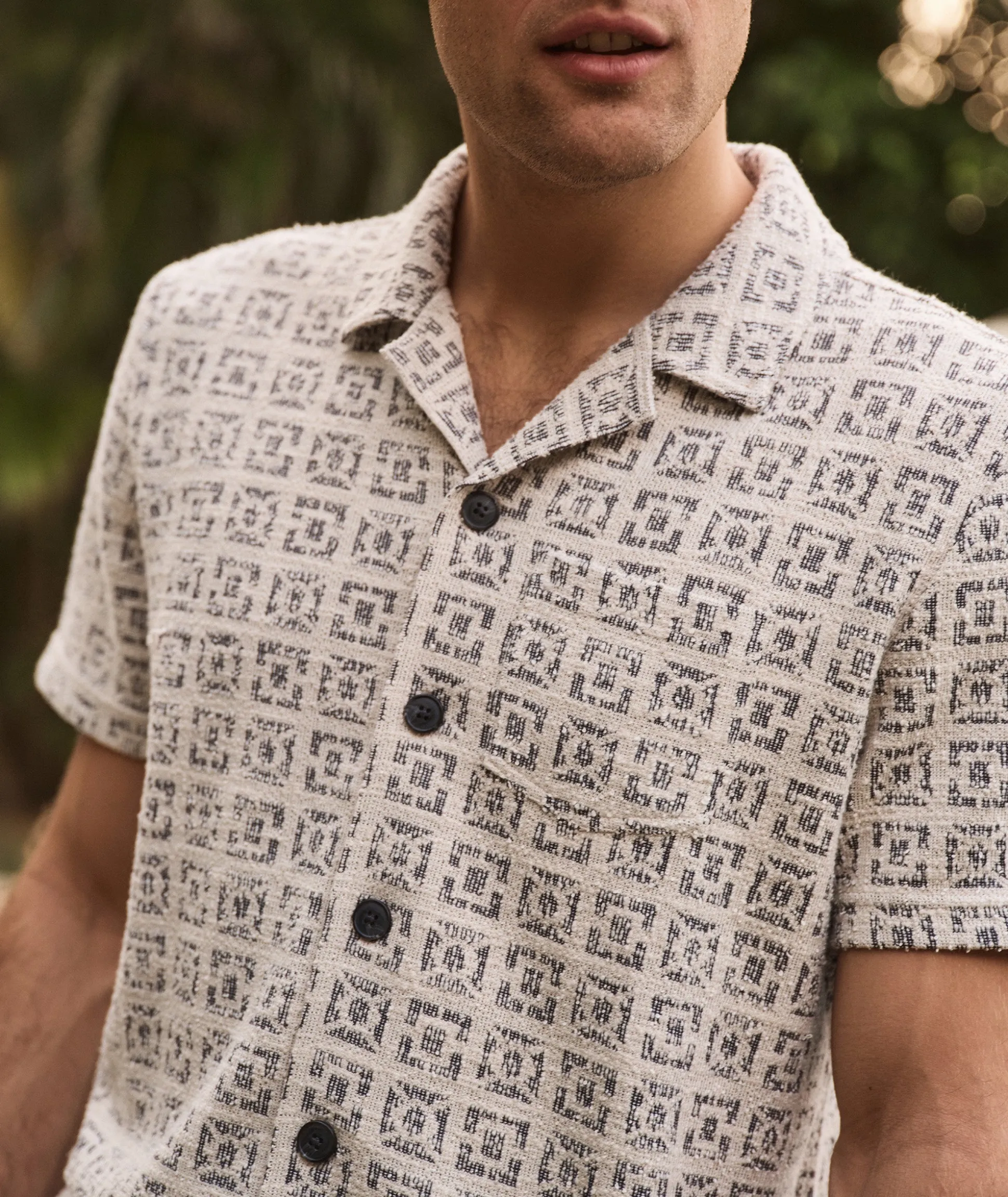 Cam Jacquard Resort Shirt
