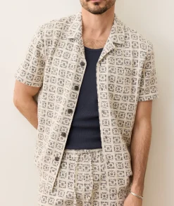 Cam Jacquard Resort Shirt
