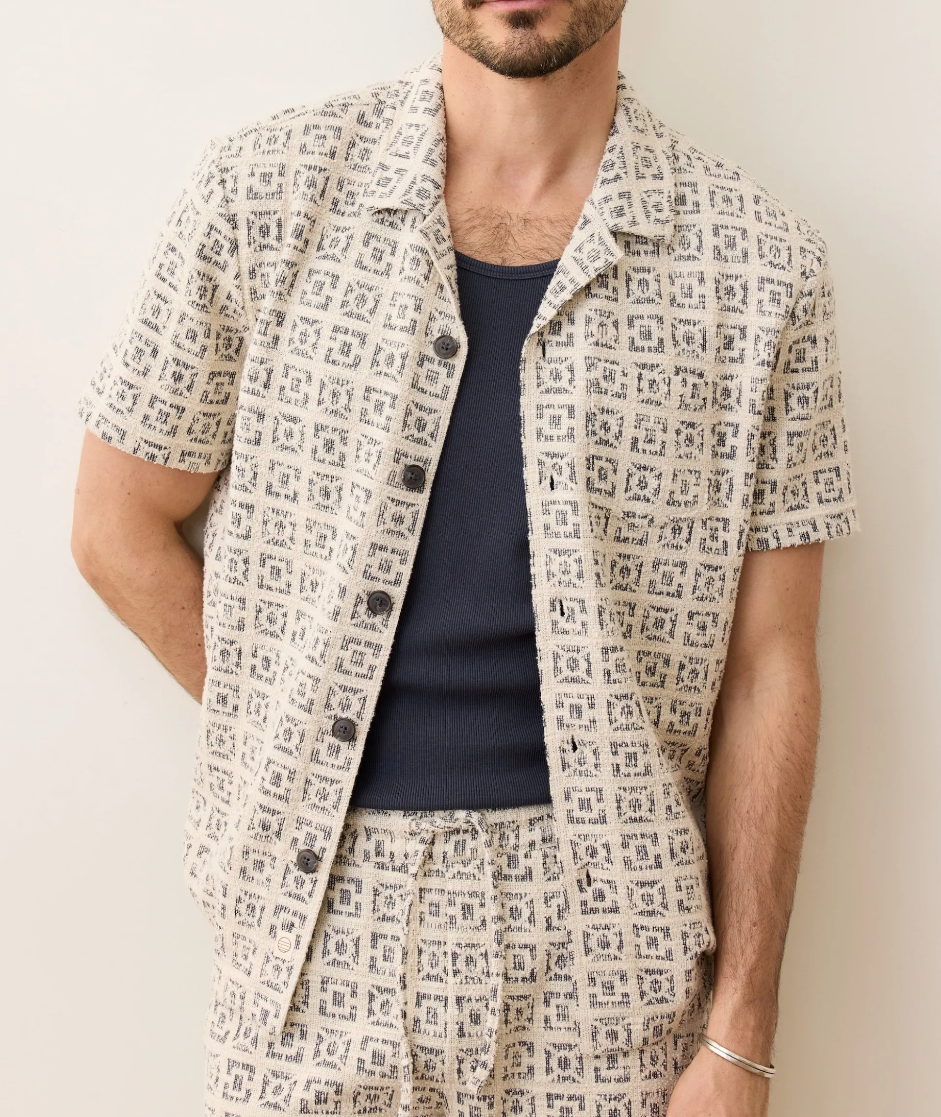 Cam Jacquard Resort Shirt