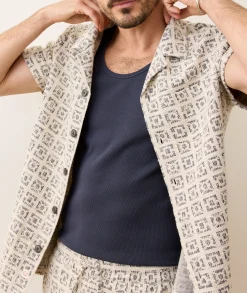 Cam Jacquard Resort Shirt
