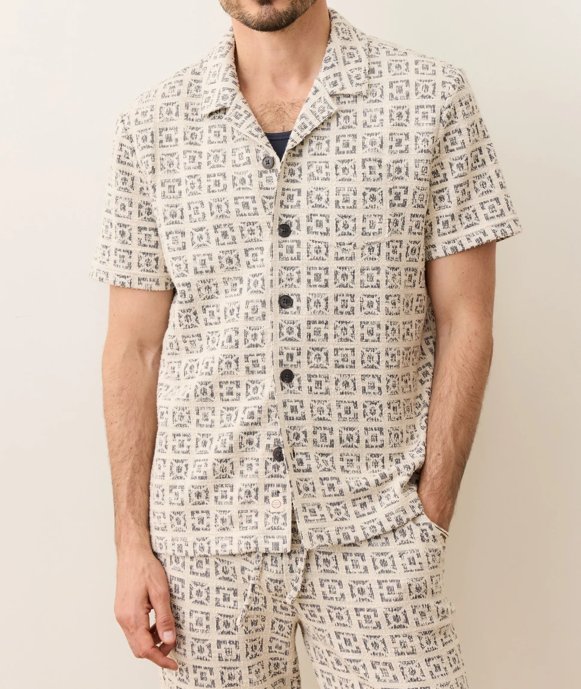 Cam Jacquard Resort Shirt