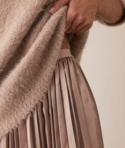 Chelsea Pleated Midi Skirt
