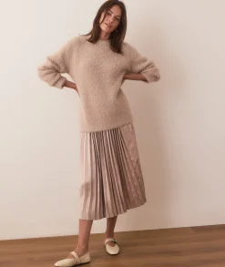 Chelsea Pleated Midi Skirt