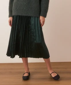 Chelsea Pleated Midi Skirt