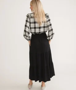 Chloe Smocked Maxi Skirt