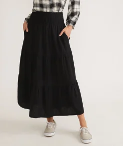 Chloe Smocked Maxi Skirt