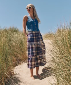 Chloe Smocked Maxi Skirt